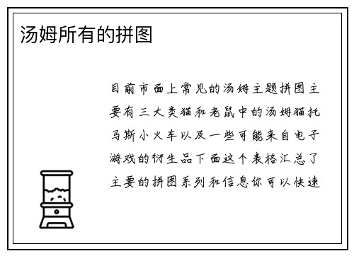 汤姆所有的拼图